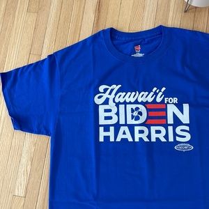 white elephant gift! One of a Kind : Hawai’i for Biden Harris t-shirt size L